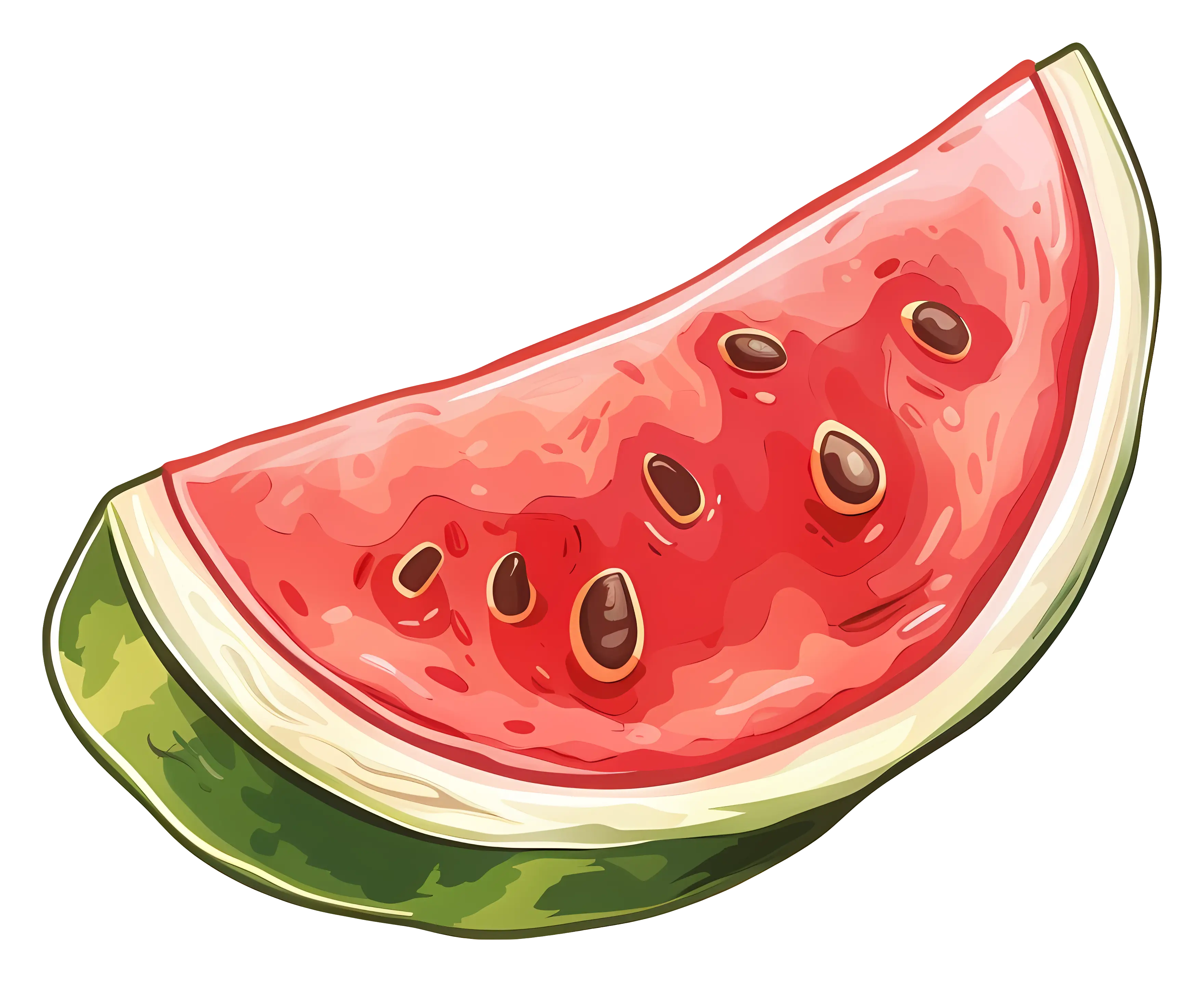 Watermelon Slice Illustration
