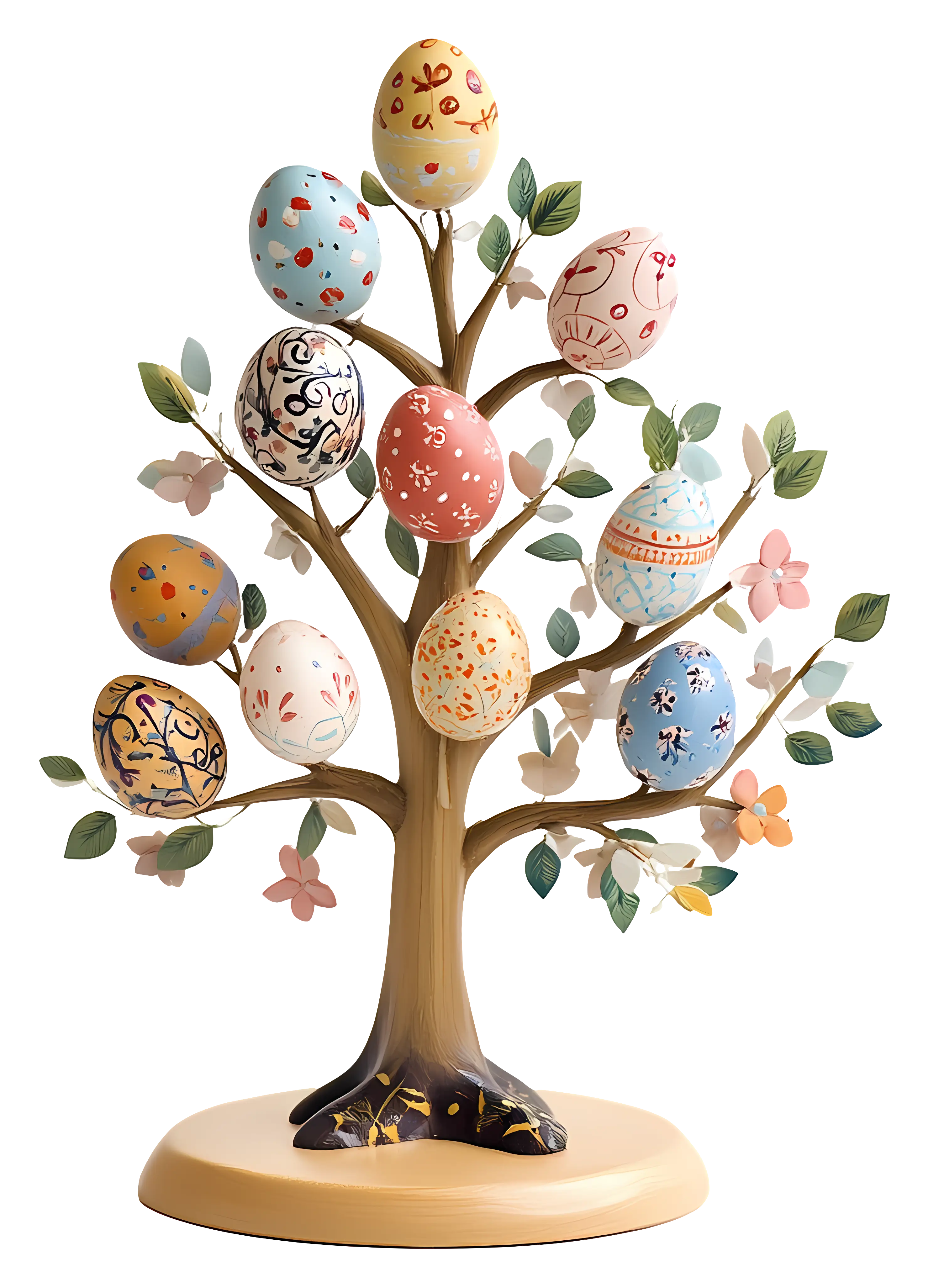 Decorative Easter Egg Tree