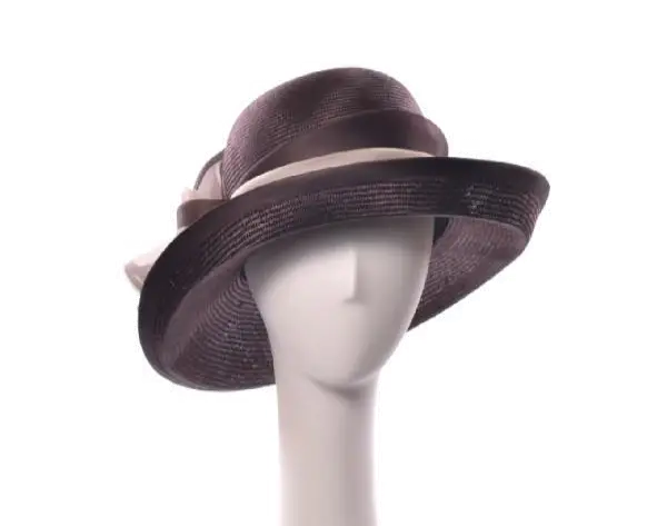 Brown Hat Displayed on Mannequin