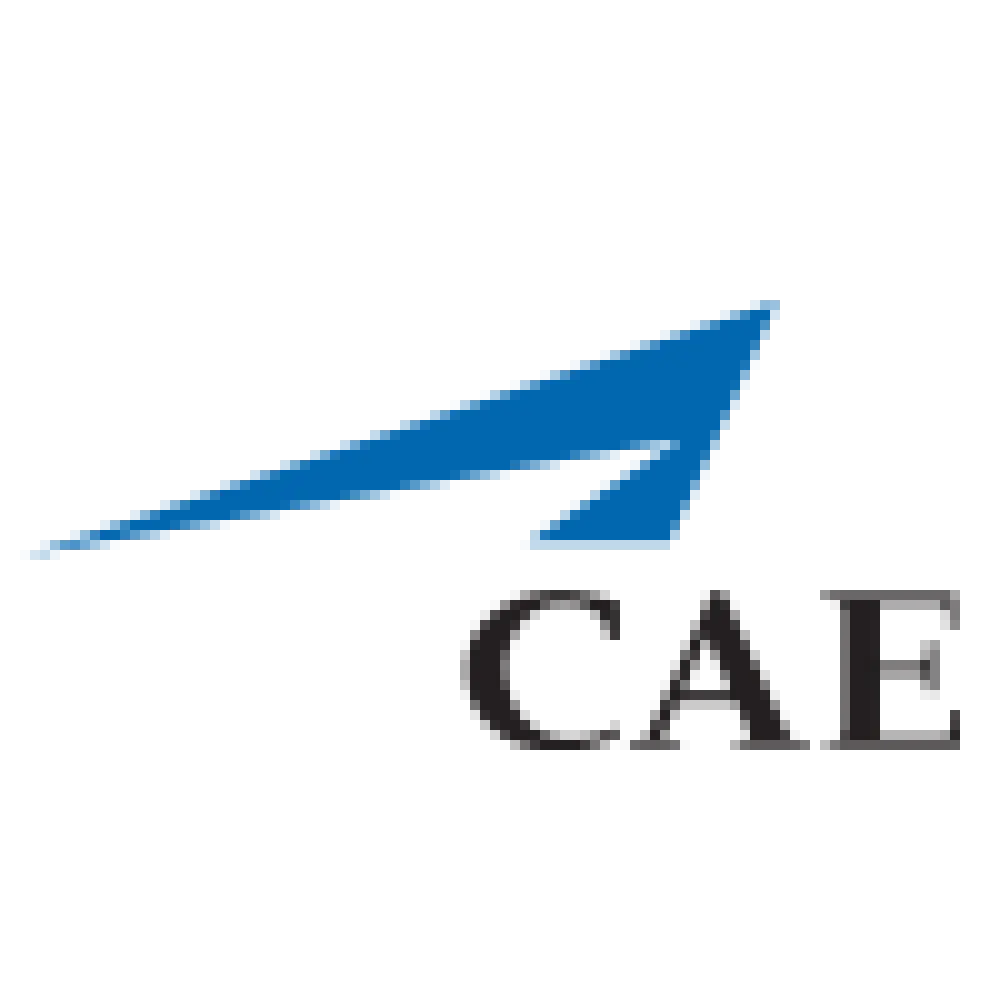 CAE Logo with Aviation Theme