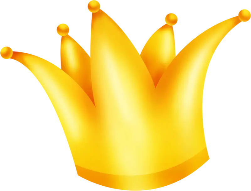 Golden Crown with Royal Design