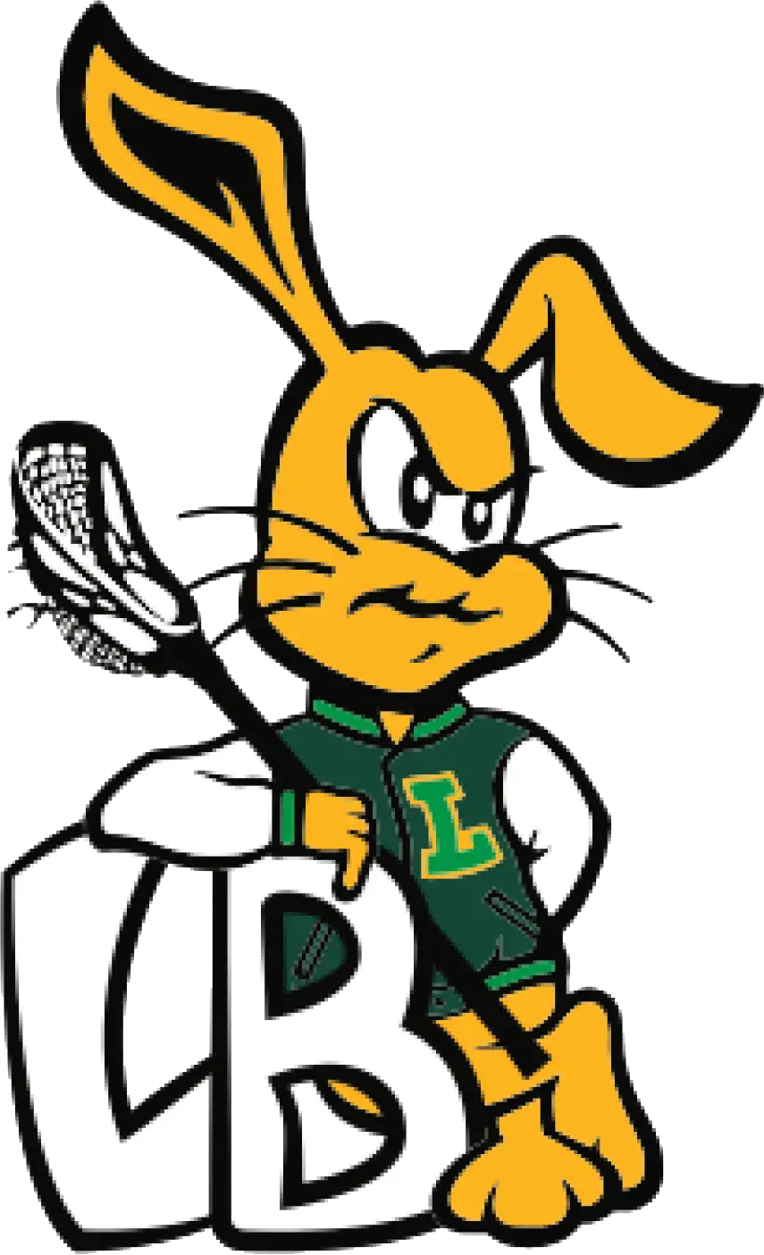 Cartoon Rabbit with Lacrosse Stick