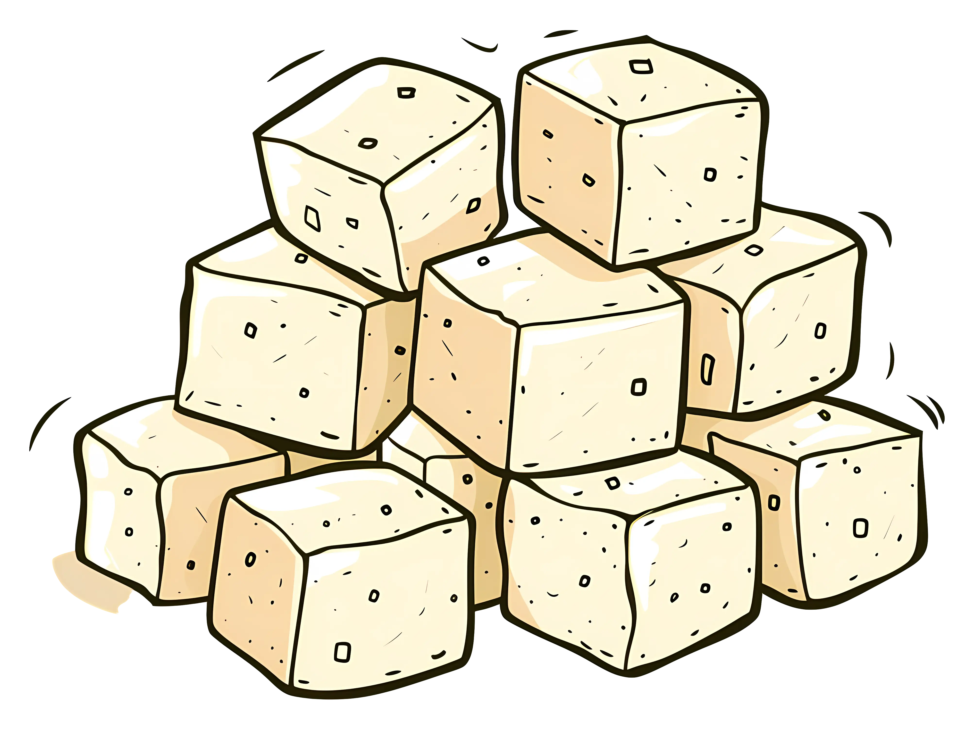 Cubes of Tofu