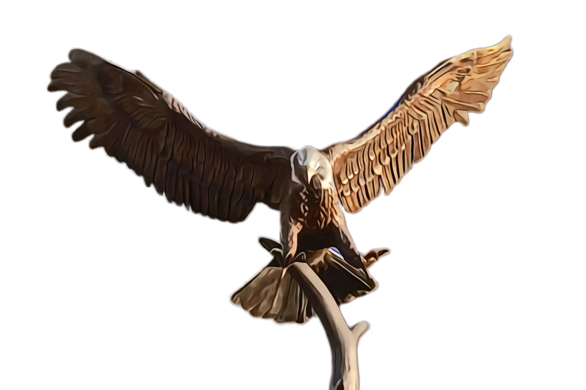Majestic Eagle Sculpture Art