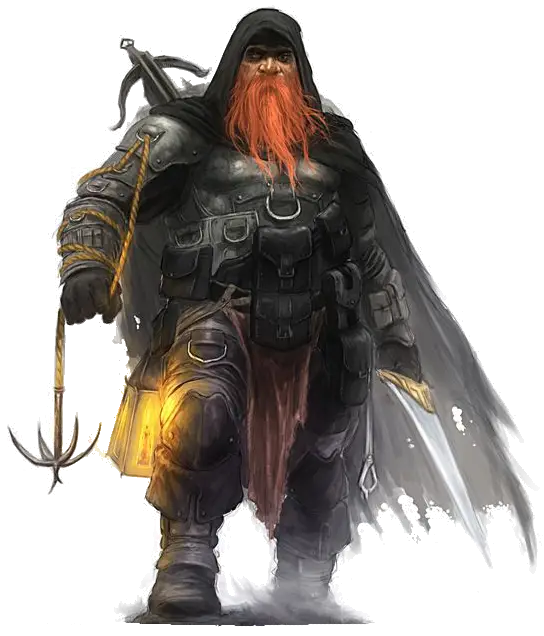 Fantasy Warrior with Red Beard