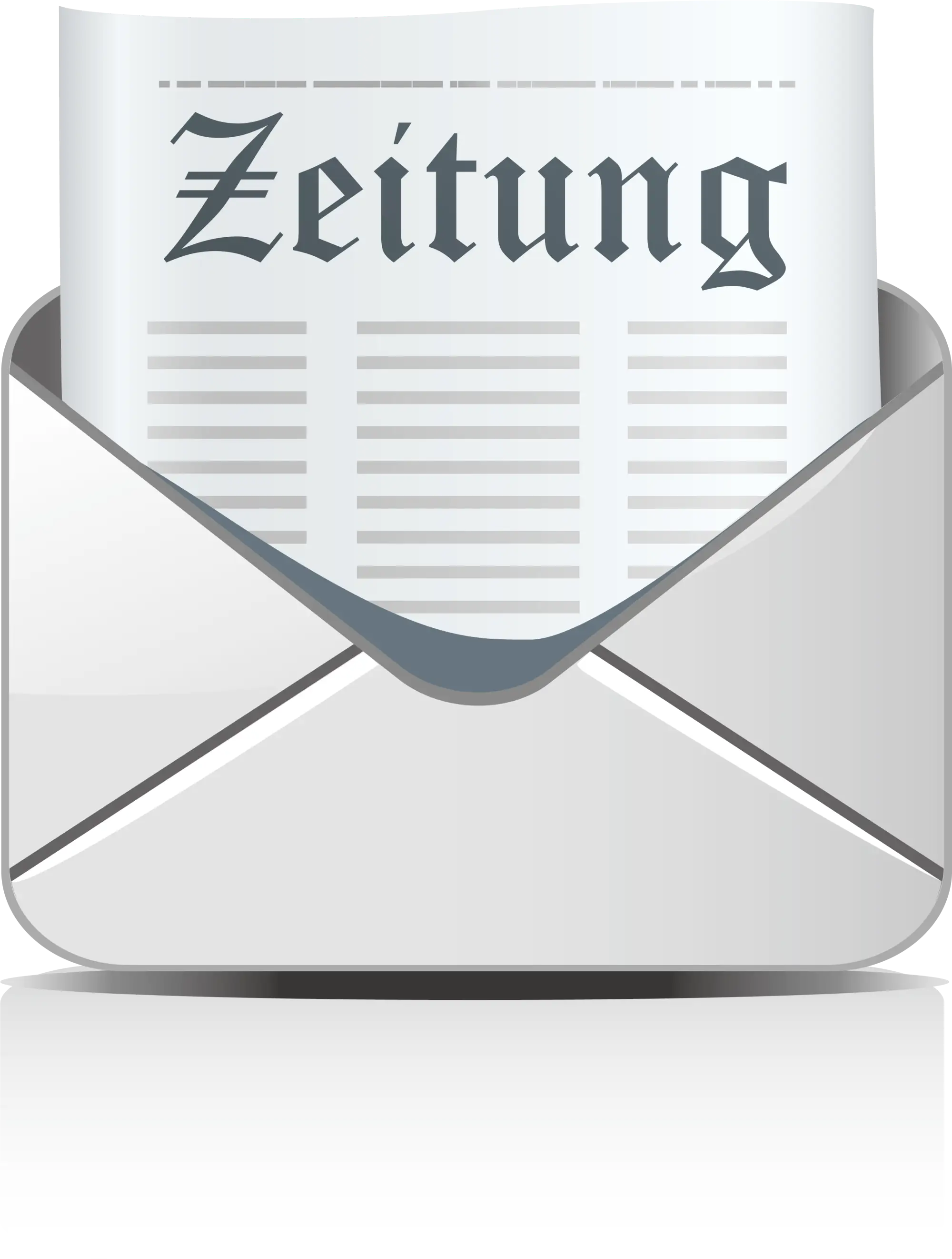 Envelope with Newspaper