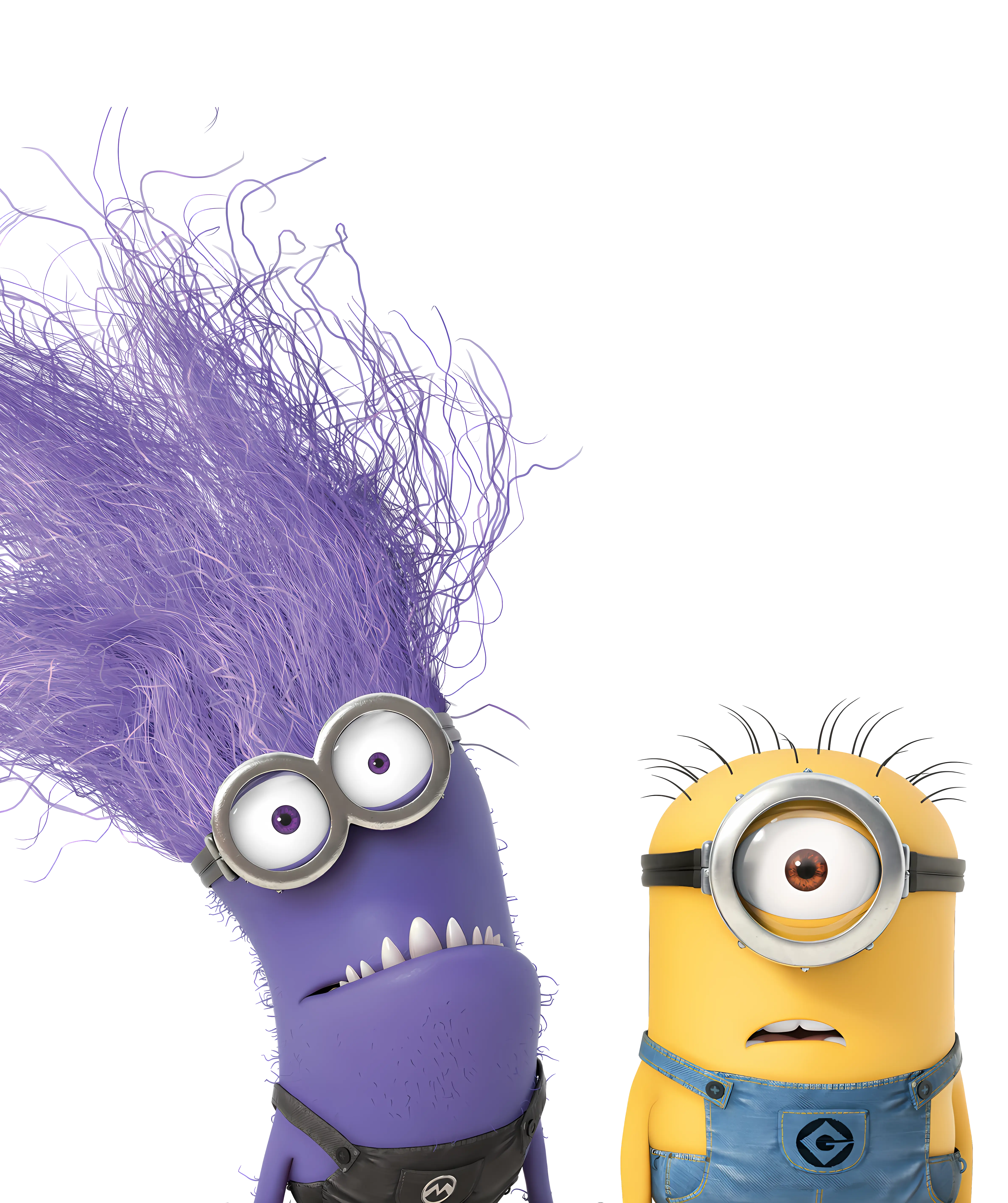 Purple and Yellow Minions