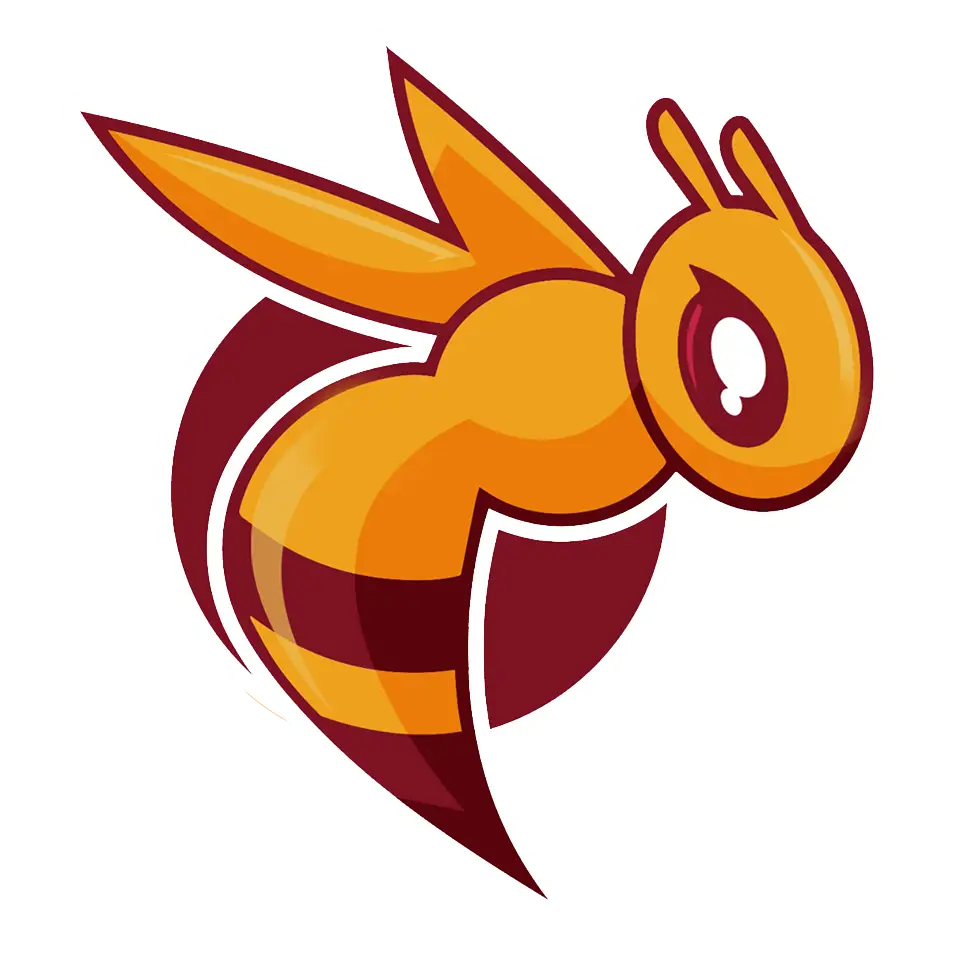 Yellow Cartoon Bee Illustration