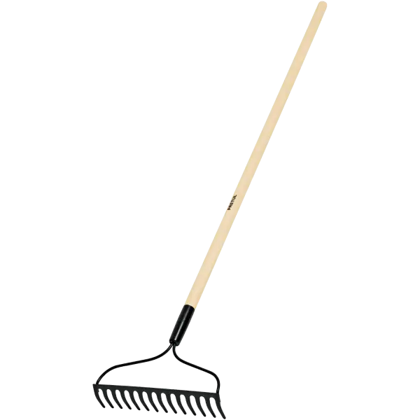 Gardening Rake with Wooden Handle