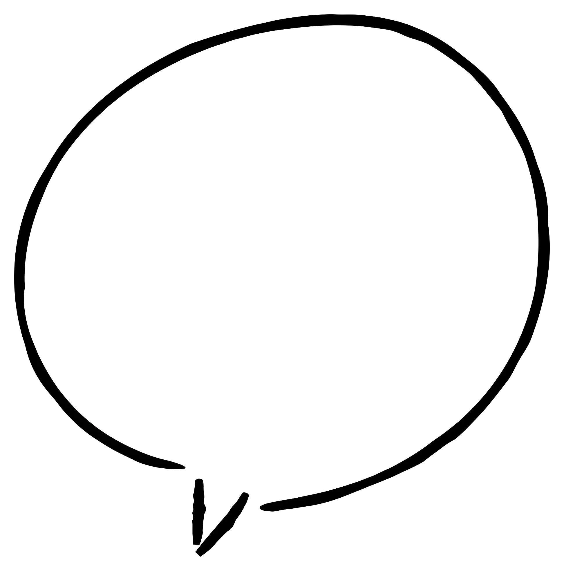 Blank Speech Bubble Illustration