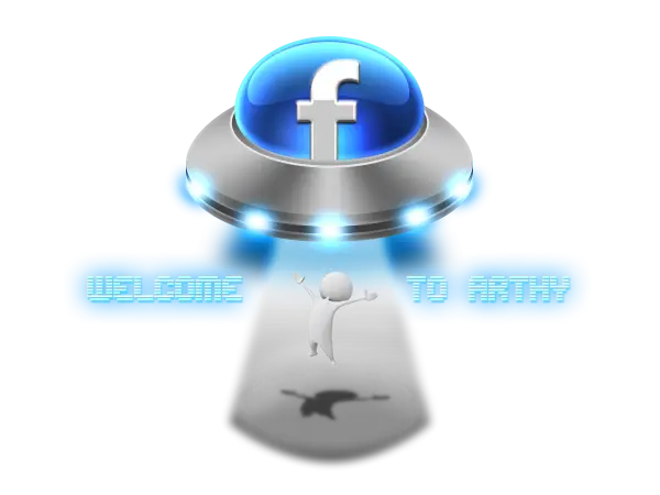 UFO-Inspired Social Media Icon Design