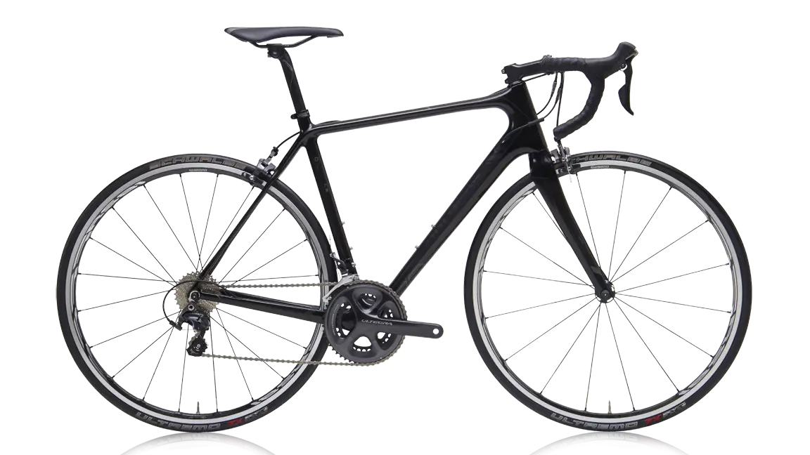 Sleek Black Road Bike for Cycling Enthusiasts