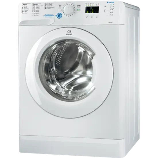 Modern White Indesit Front Loader Washer