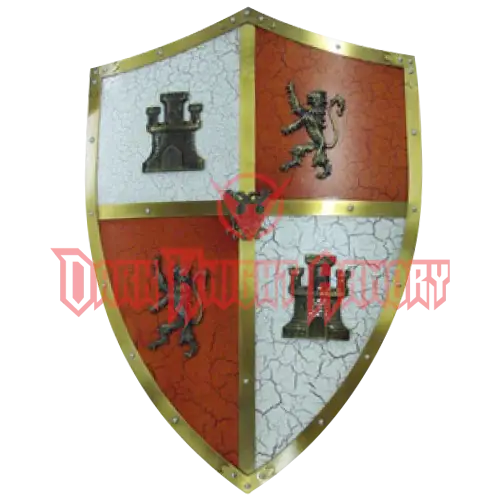 Medieval Shield with Coat of Arms