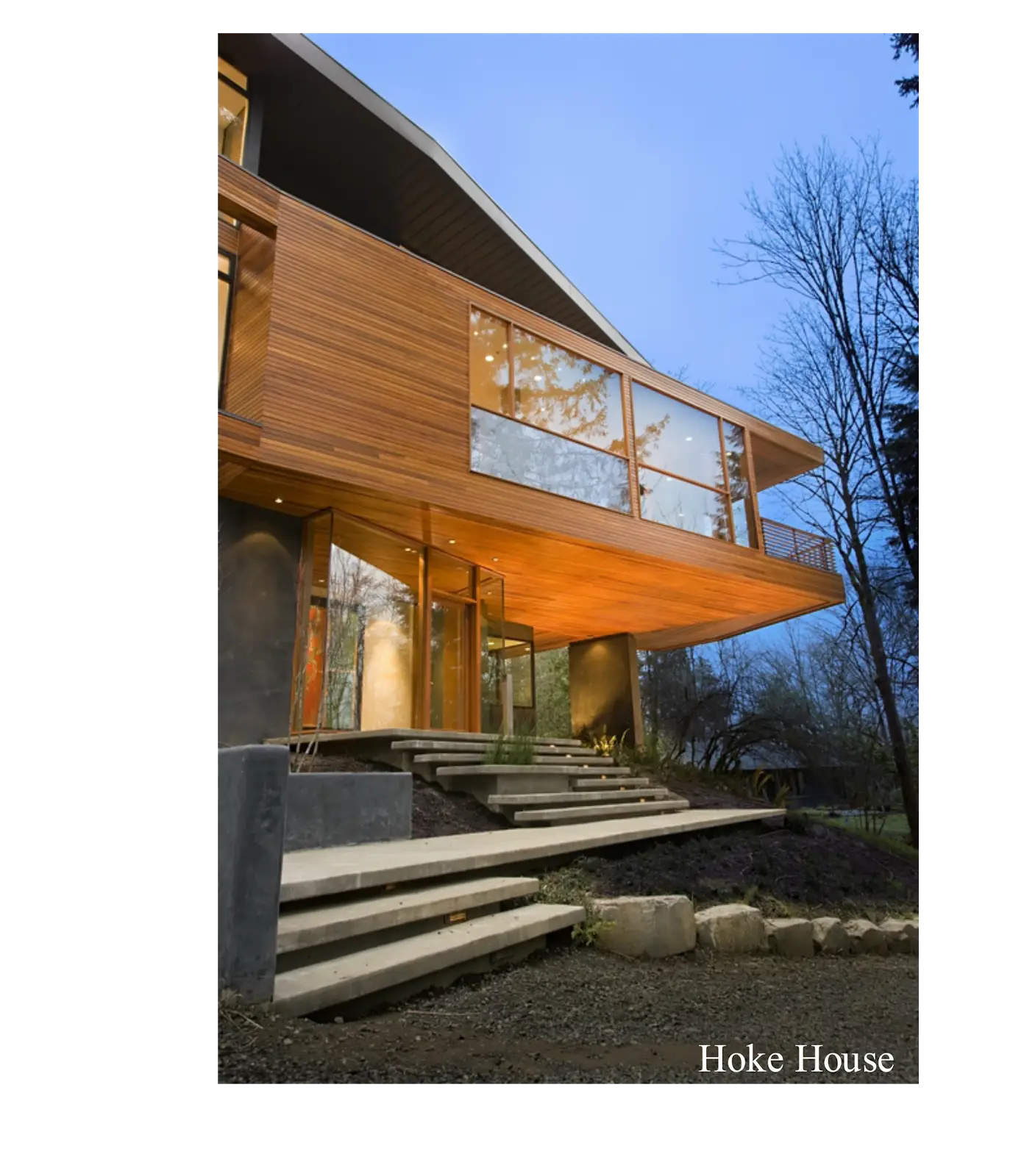 Modern Wooden House