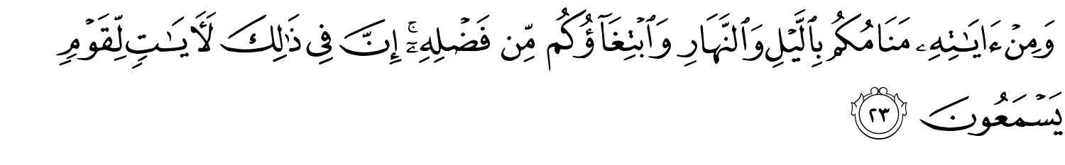 Arabic Text of a Quranic Verse