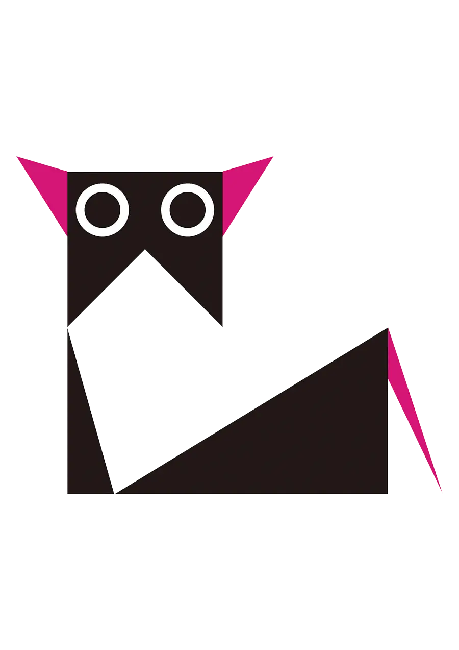 Geometric Abstract Cat