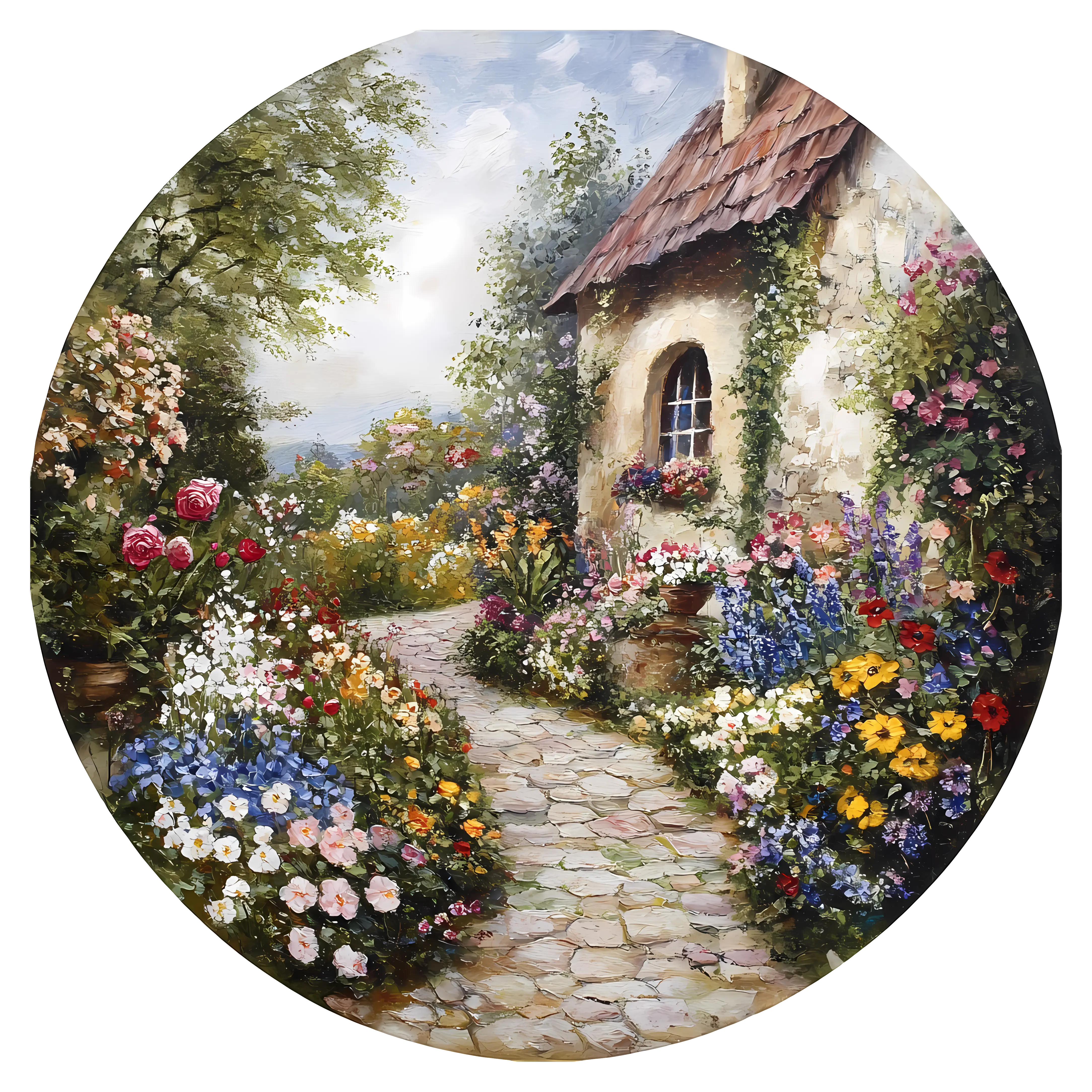 Charming Cottage Garden Pathway