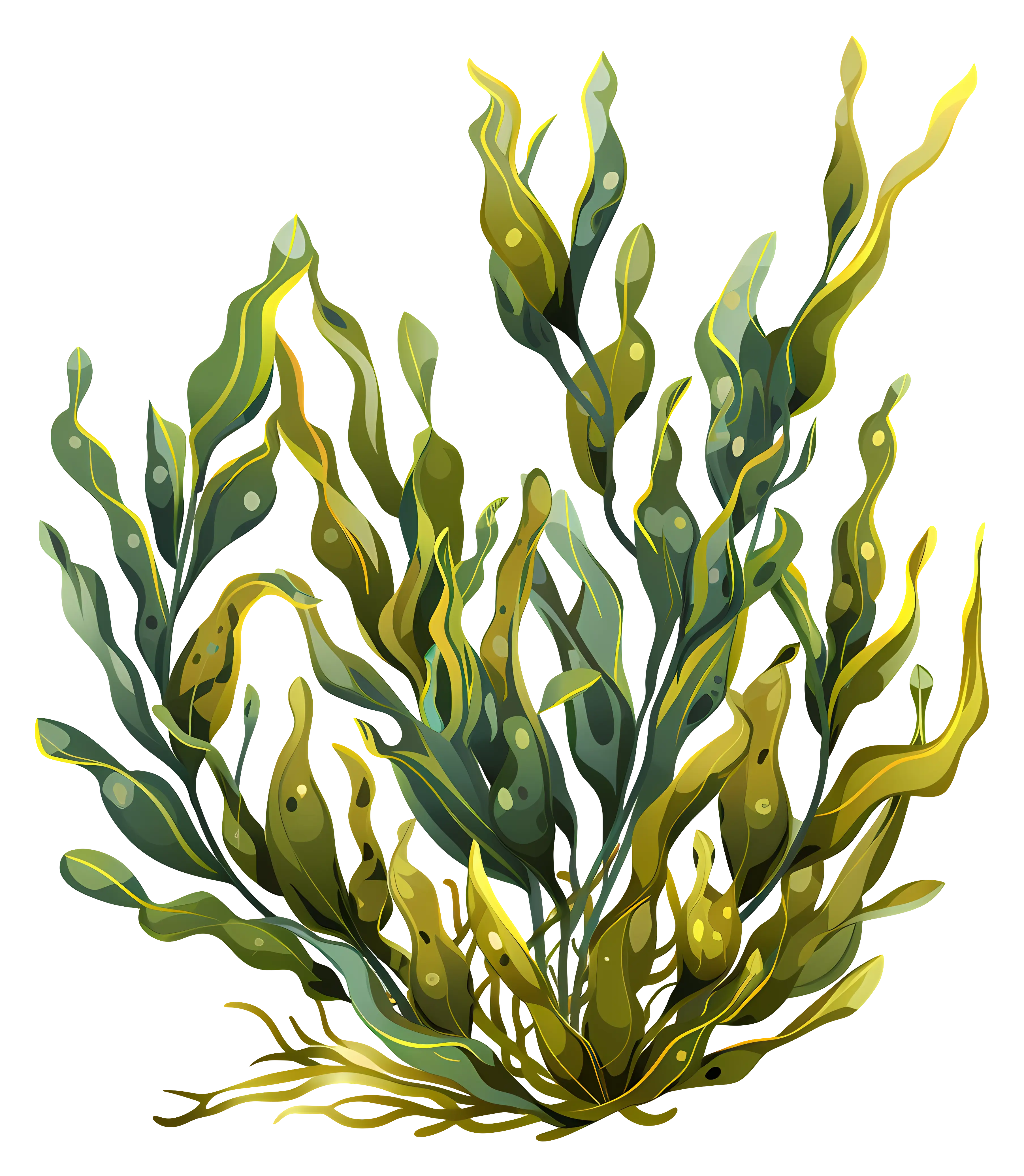 Leafy Seaweed with Marine Vibes