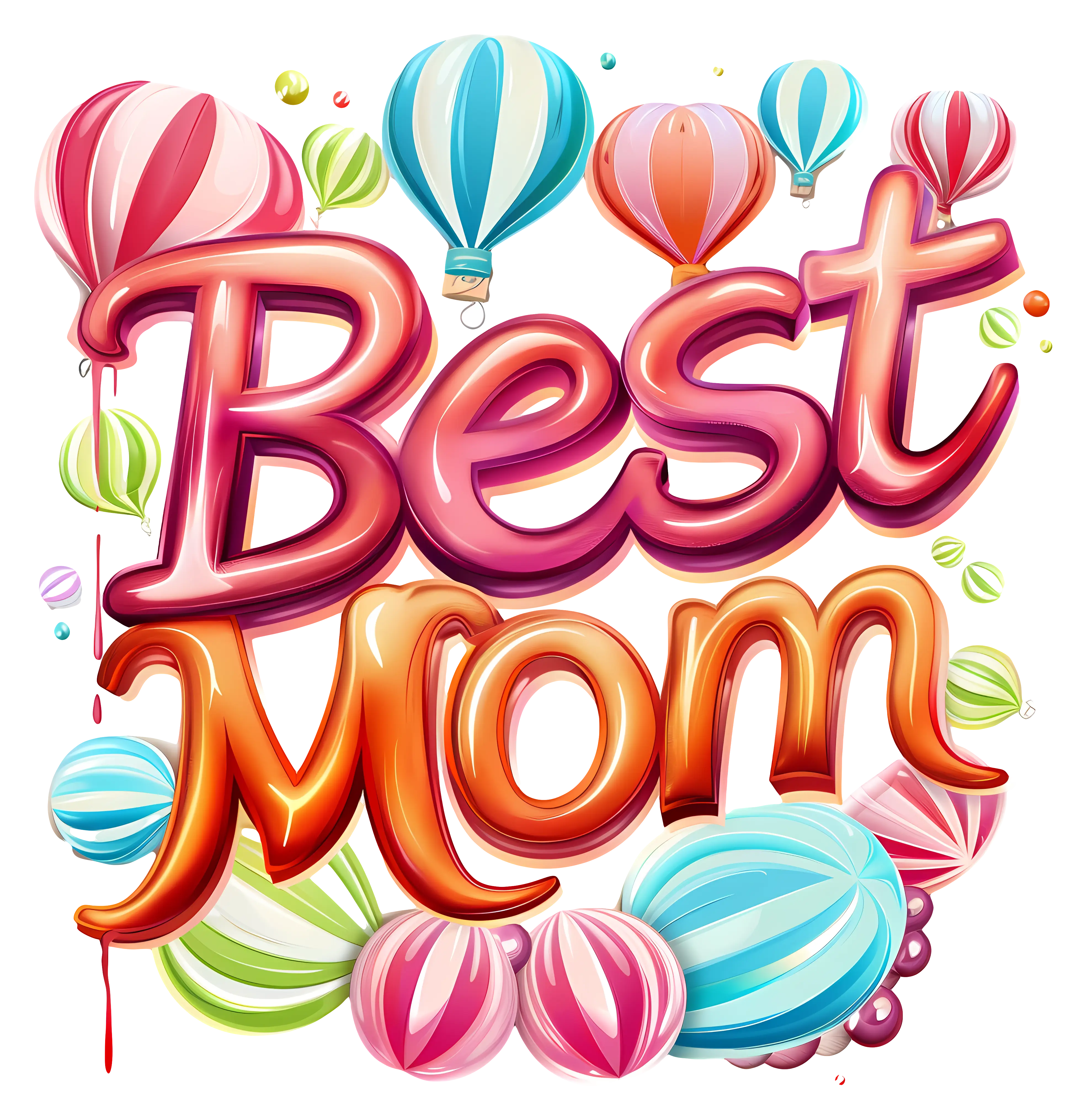 Best Mom Typography for Mother&#039;s Day Celebration