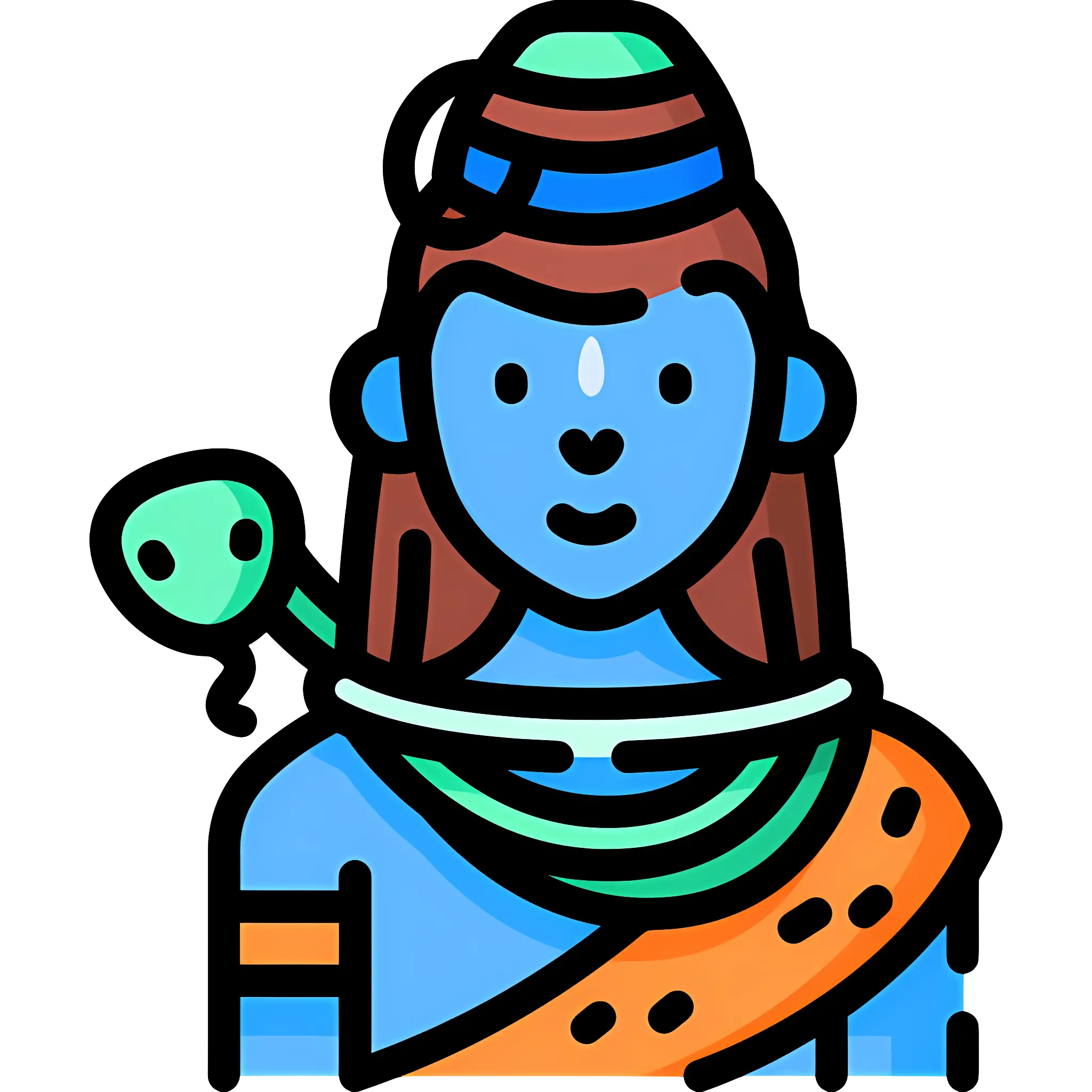 Hindu Deity Illustration