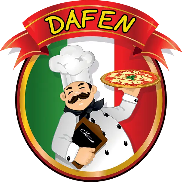 Dafen Italian Restaurant Chef Illustration