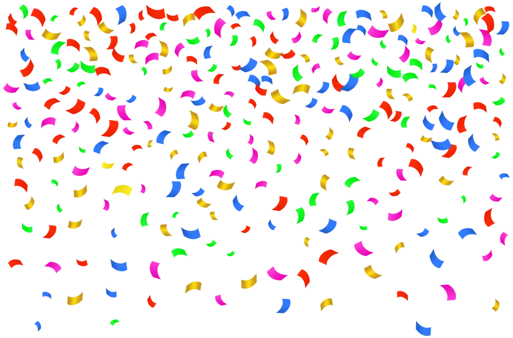 Colorful Confetti Illustration for Celebration