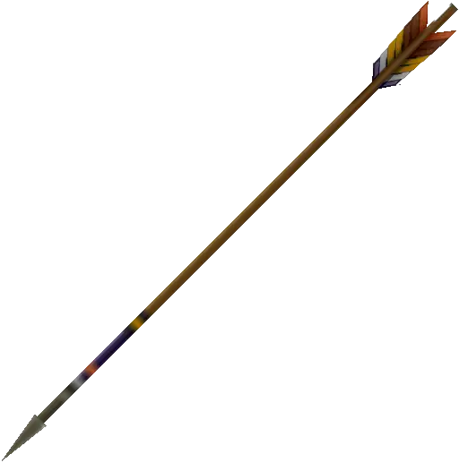 Decorative Wooden Arrow with Feathers