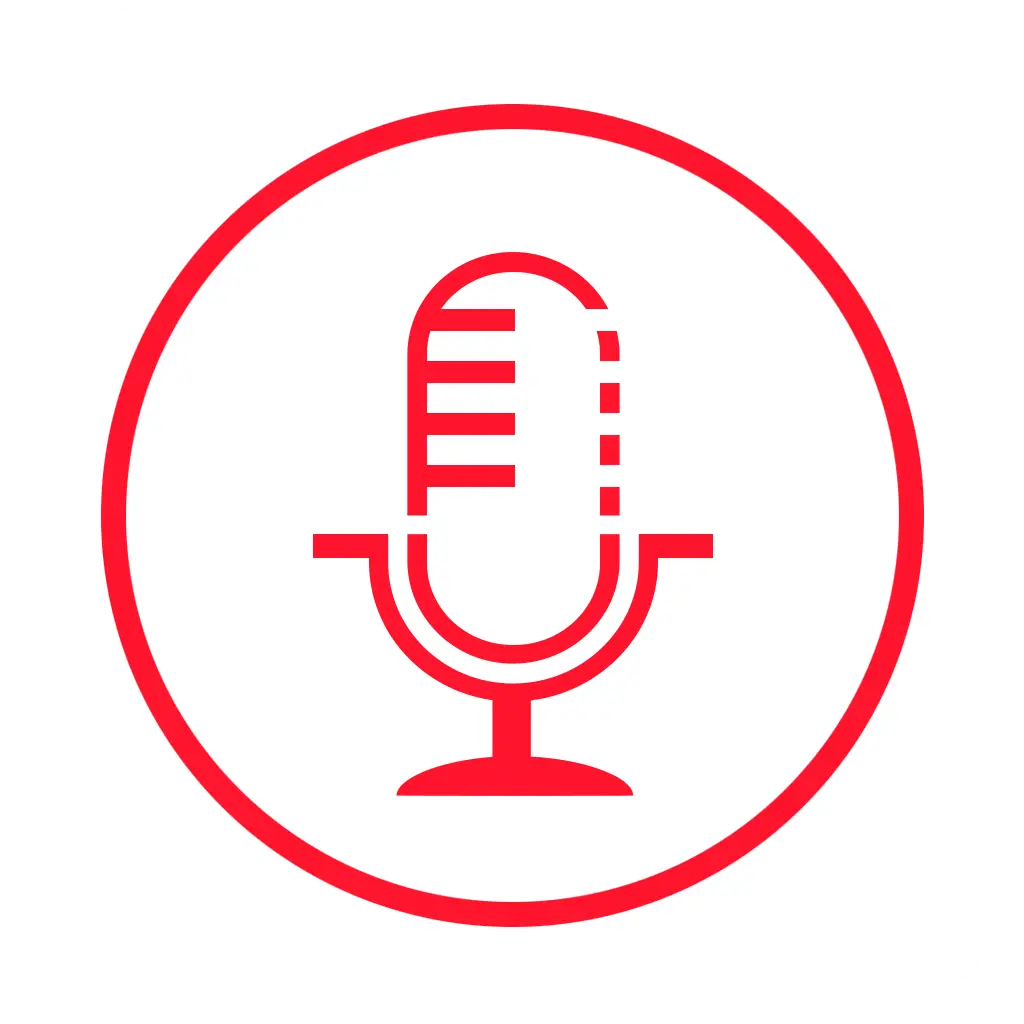 Red Microphone Icon