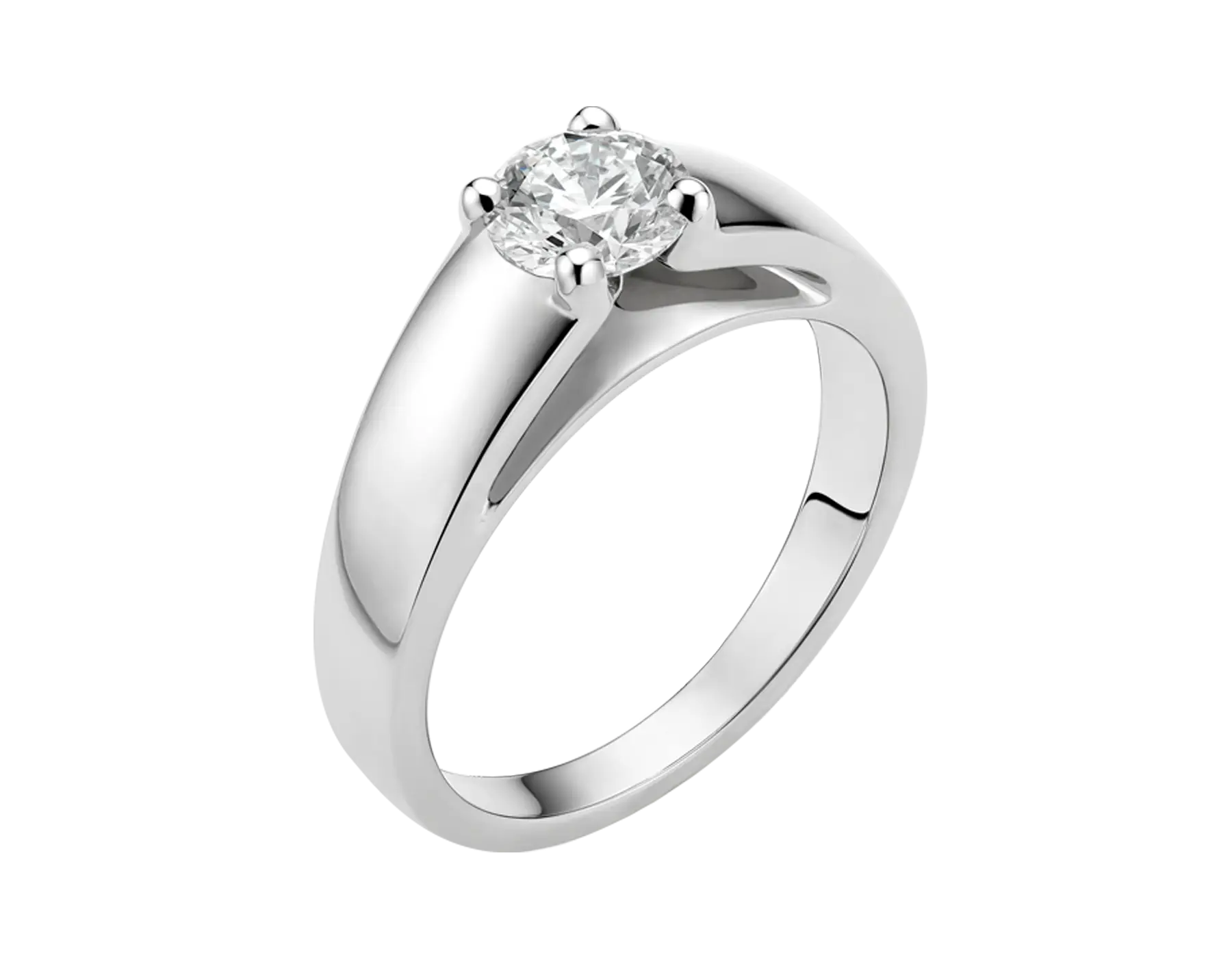 Silver Ring with Diamond