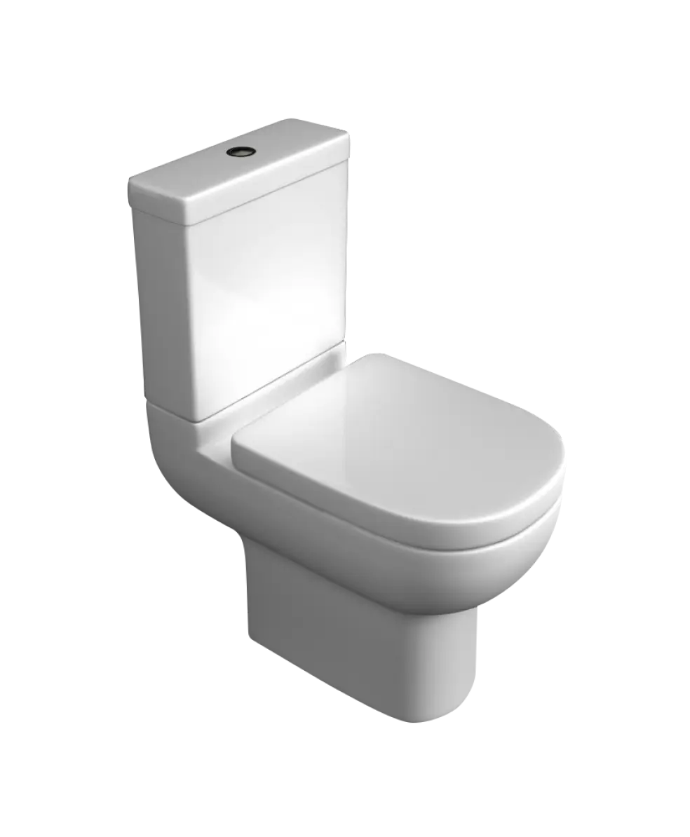 White Modern Toilet Design