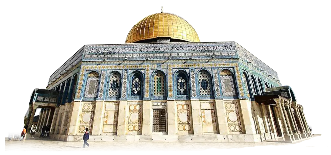 Dome of the Rock Mosque with Golden Dome
