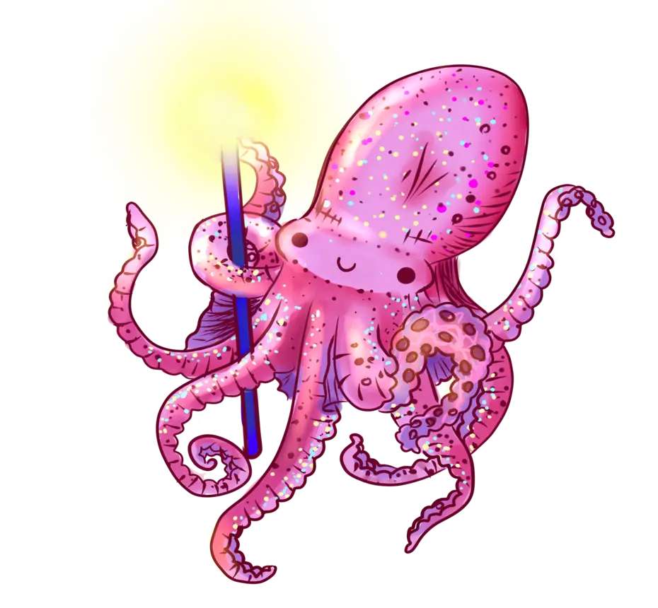 Cute Cartoon Octopus
