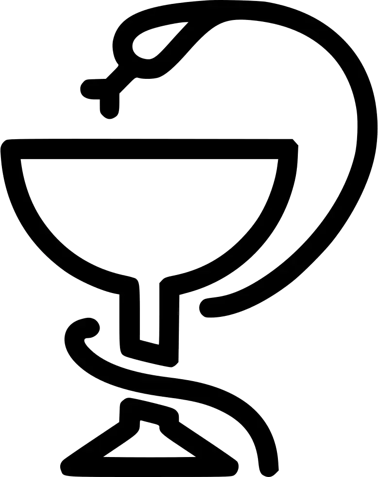 Symbol of Pharmacy: Snake and Cup Design