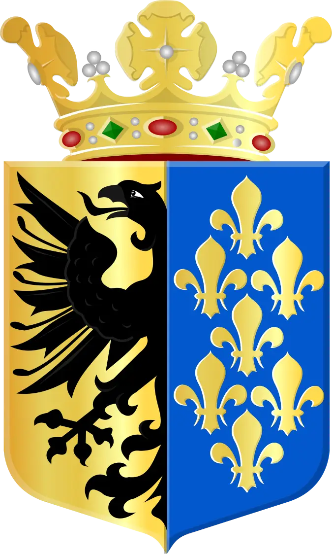Heraldic Coat of Arms with Regal Design