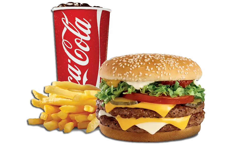 Fast Food Meal with Drink and Fries