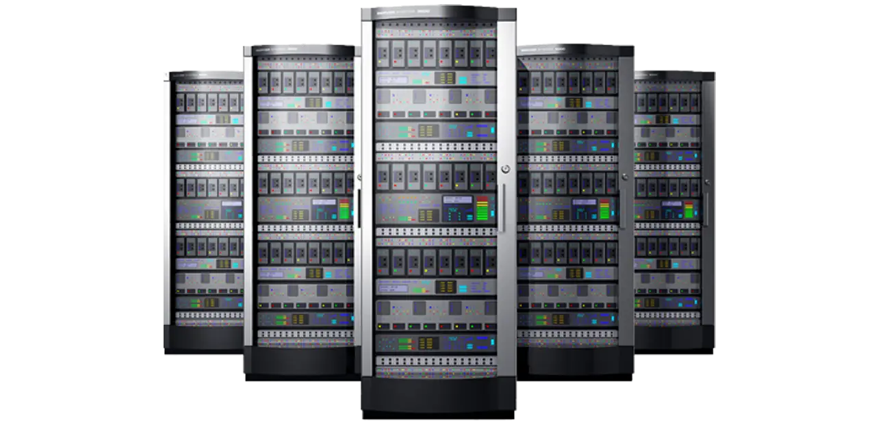 Server Racks in Data Center