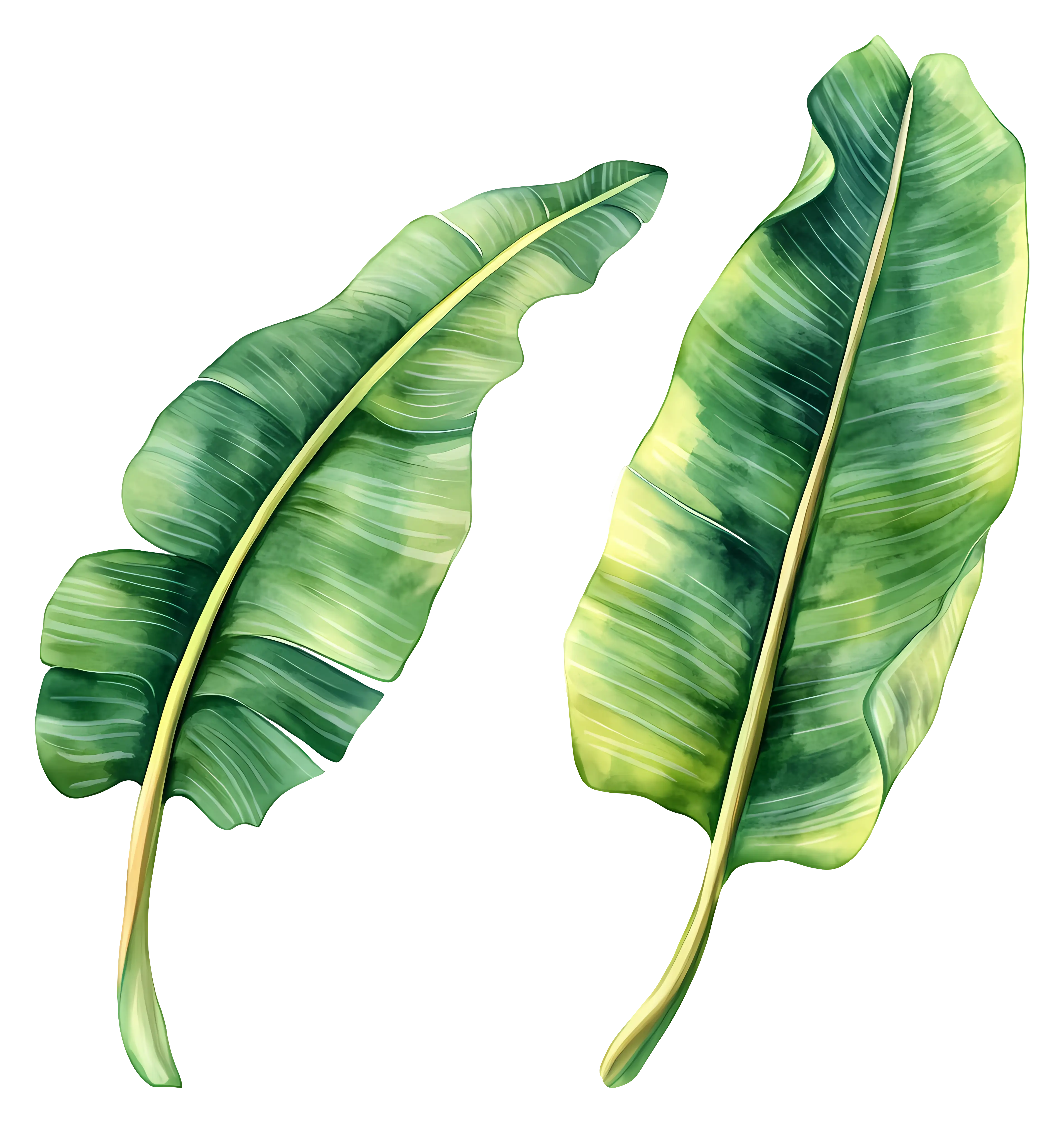 Banana Leaves Illustration
