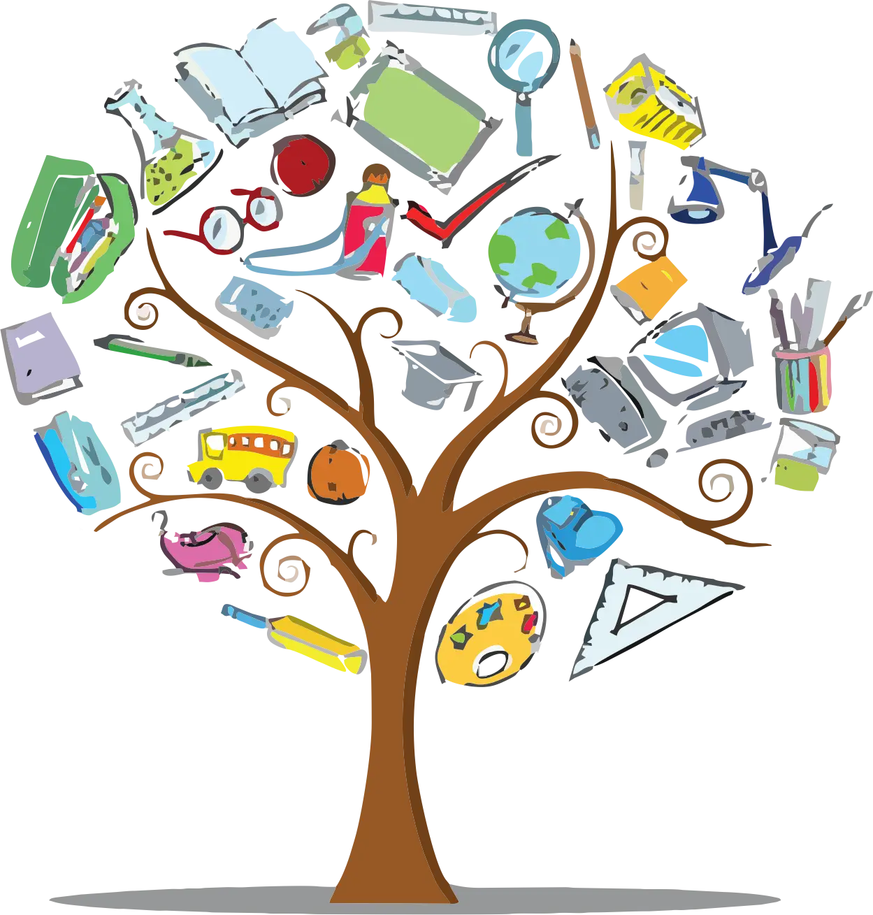 Educational Tree with Learning Tools