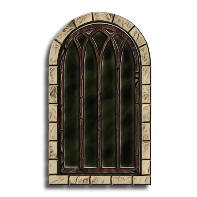 Gothic Arched Window