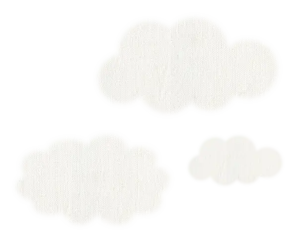 White Clouds Illustration