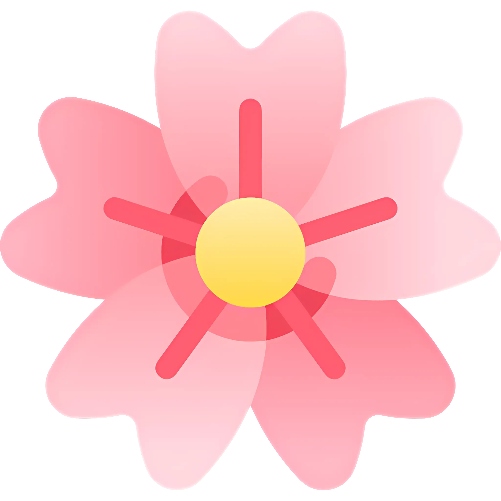 Pink Floral Vector Design