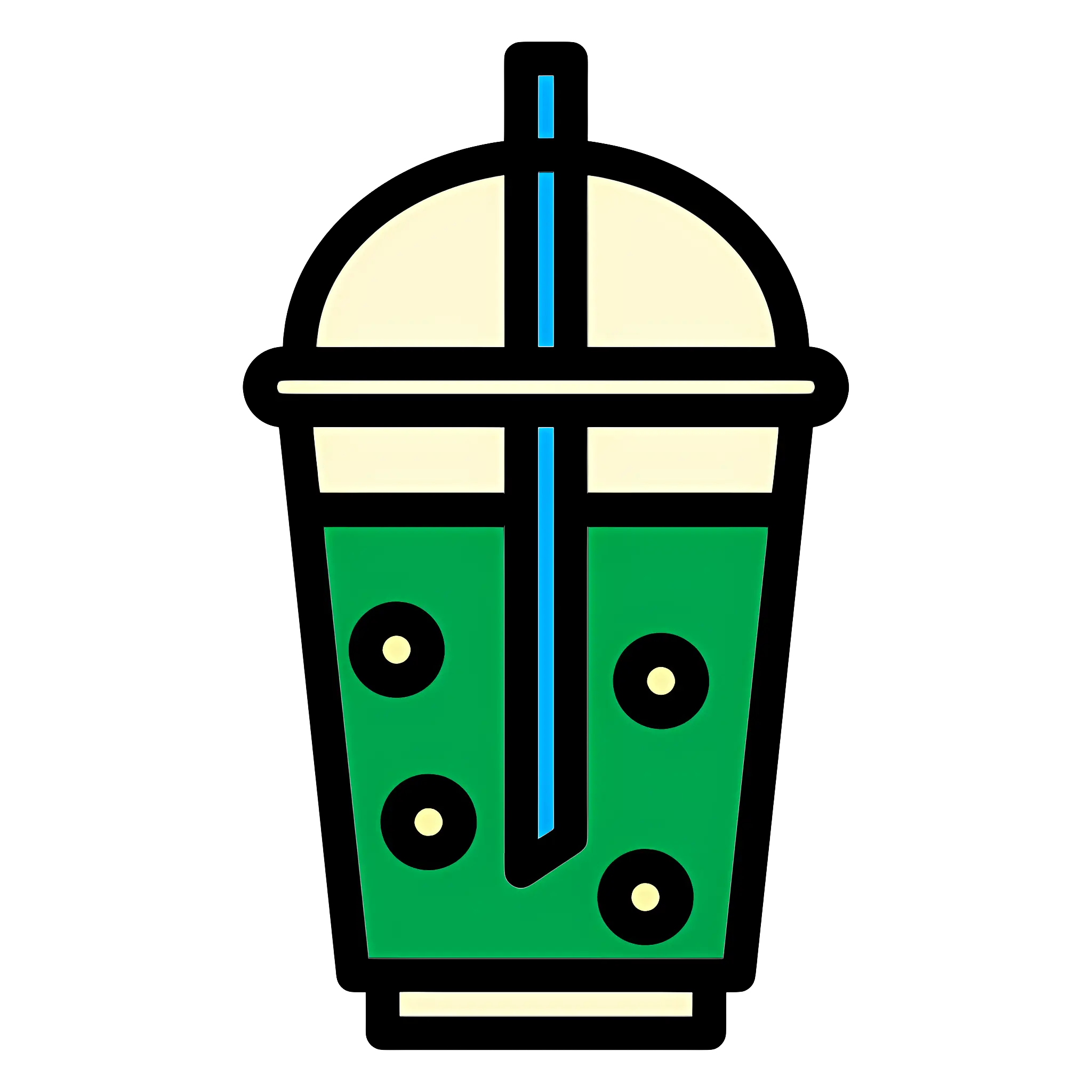 Bubble Tea Icon Design