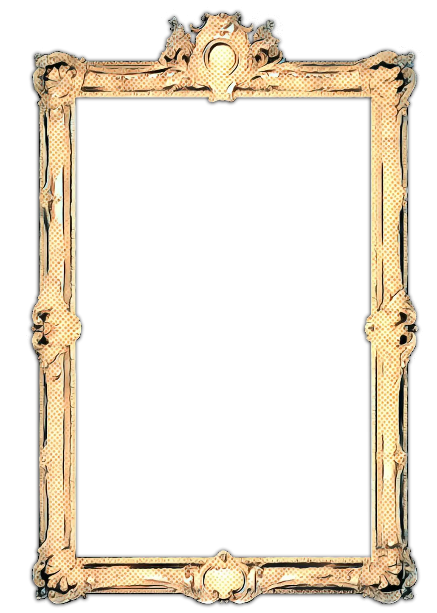 Ornate Gold Picture Frame for Artworks