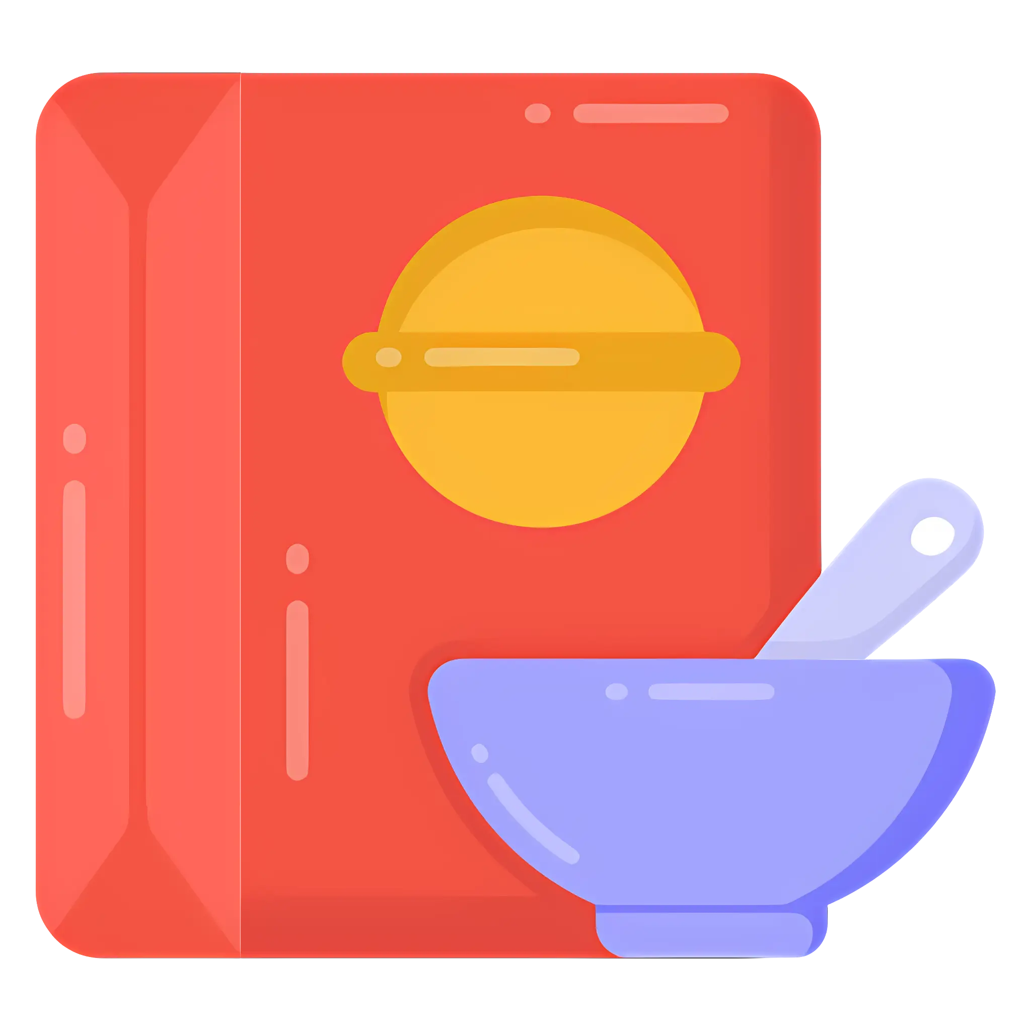 Cereal Box and Bowl Illustration