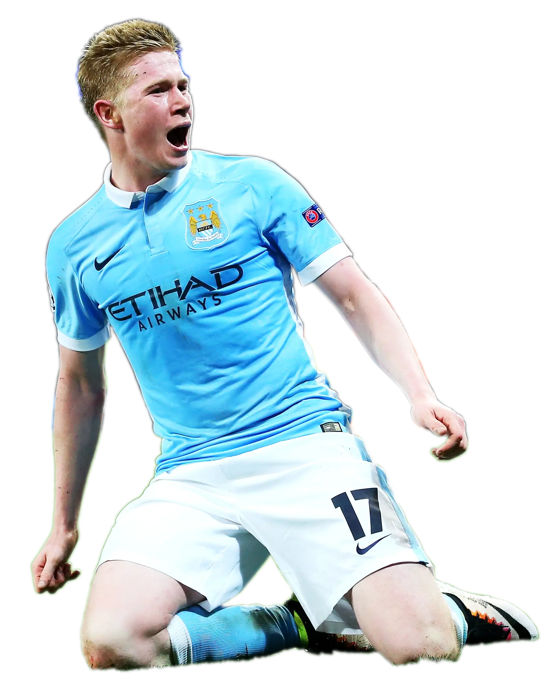 Soccer Player Celebrating
