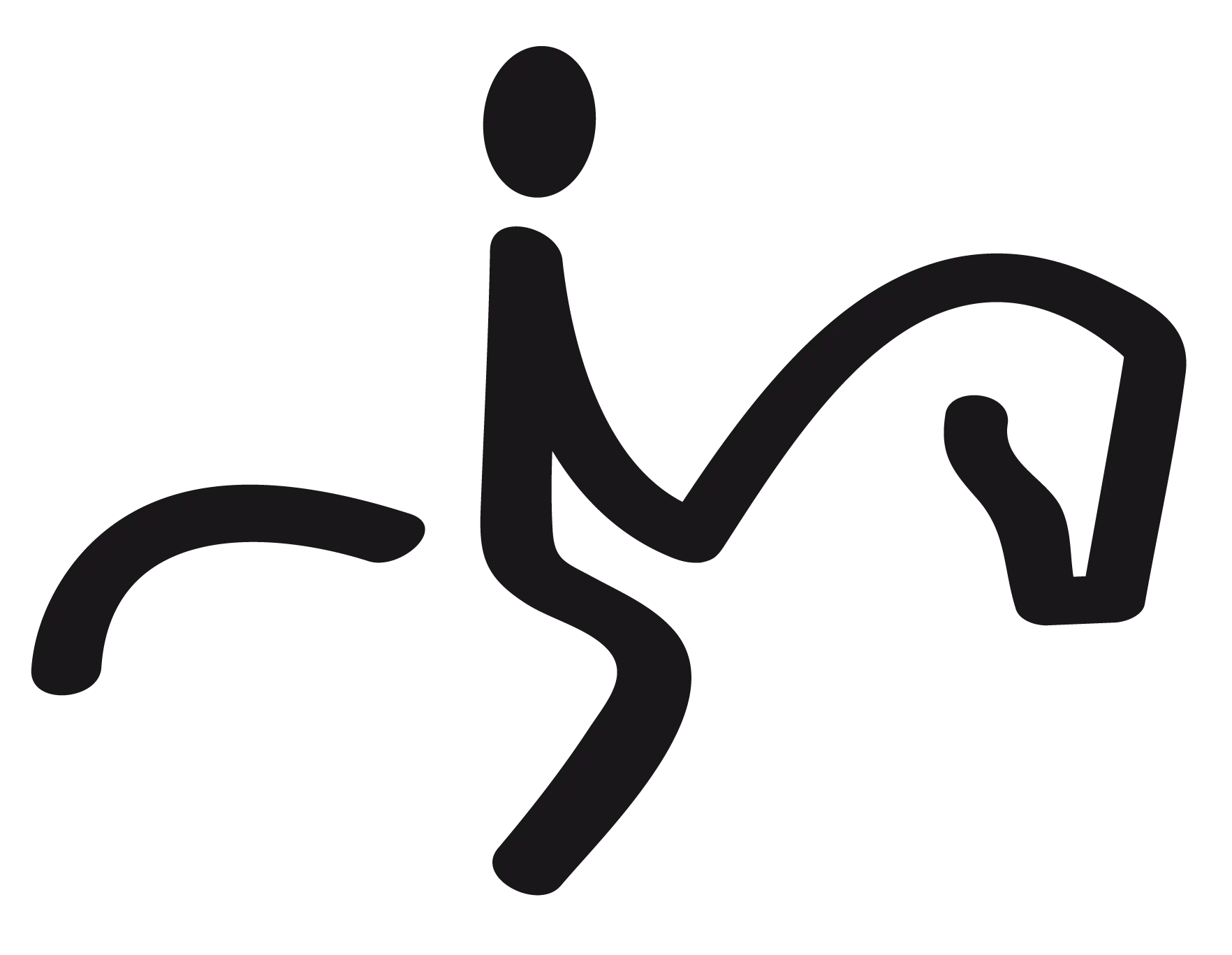 Horse Riding Sports Icon Design