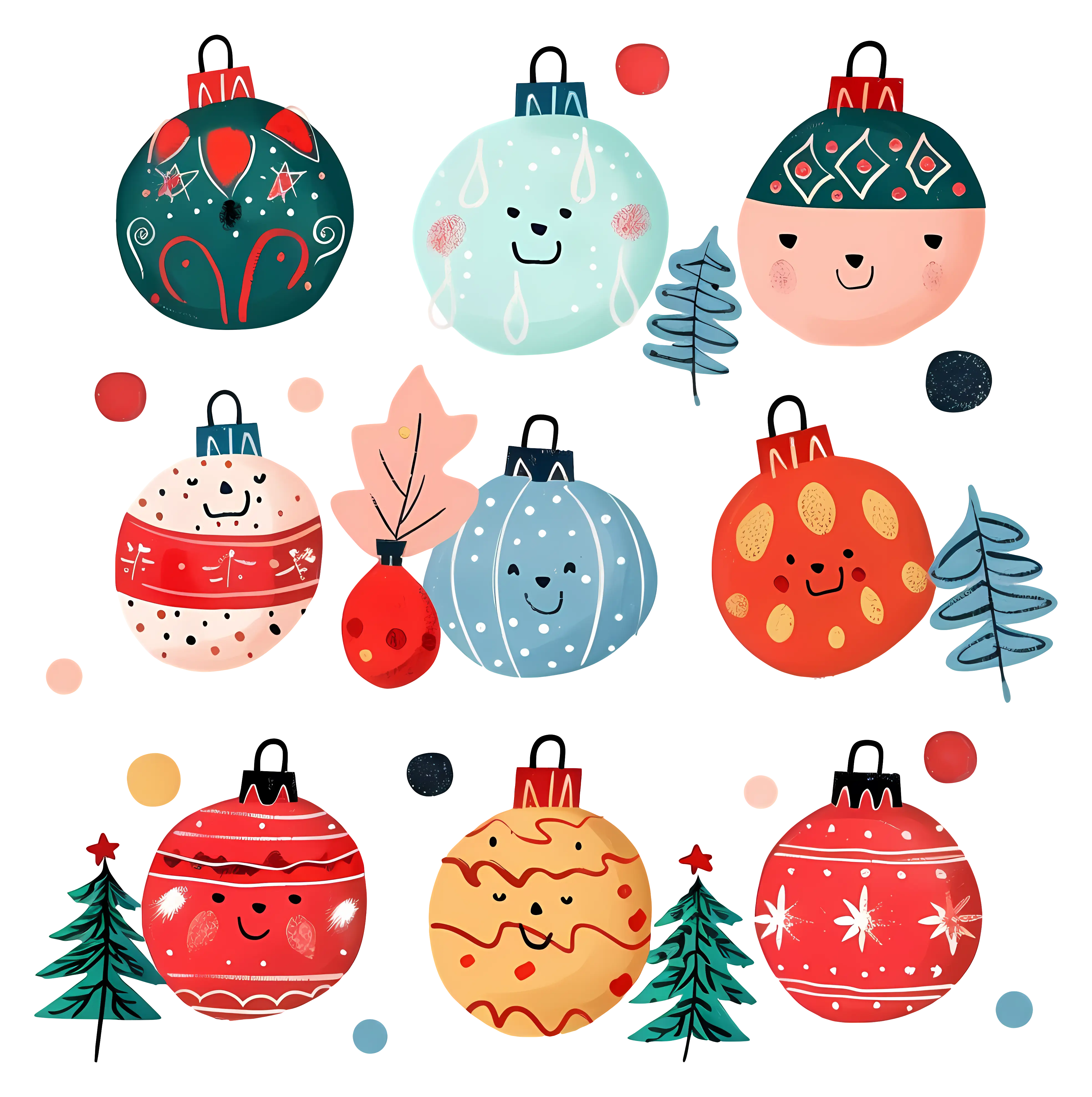 Cute Christmas Ornaments