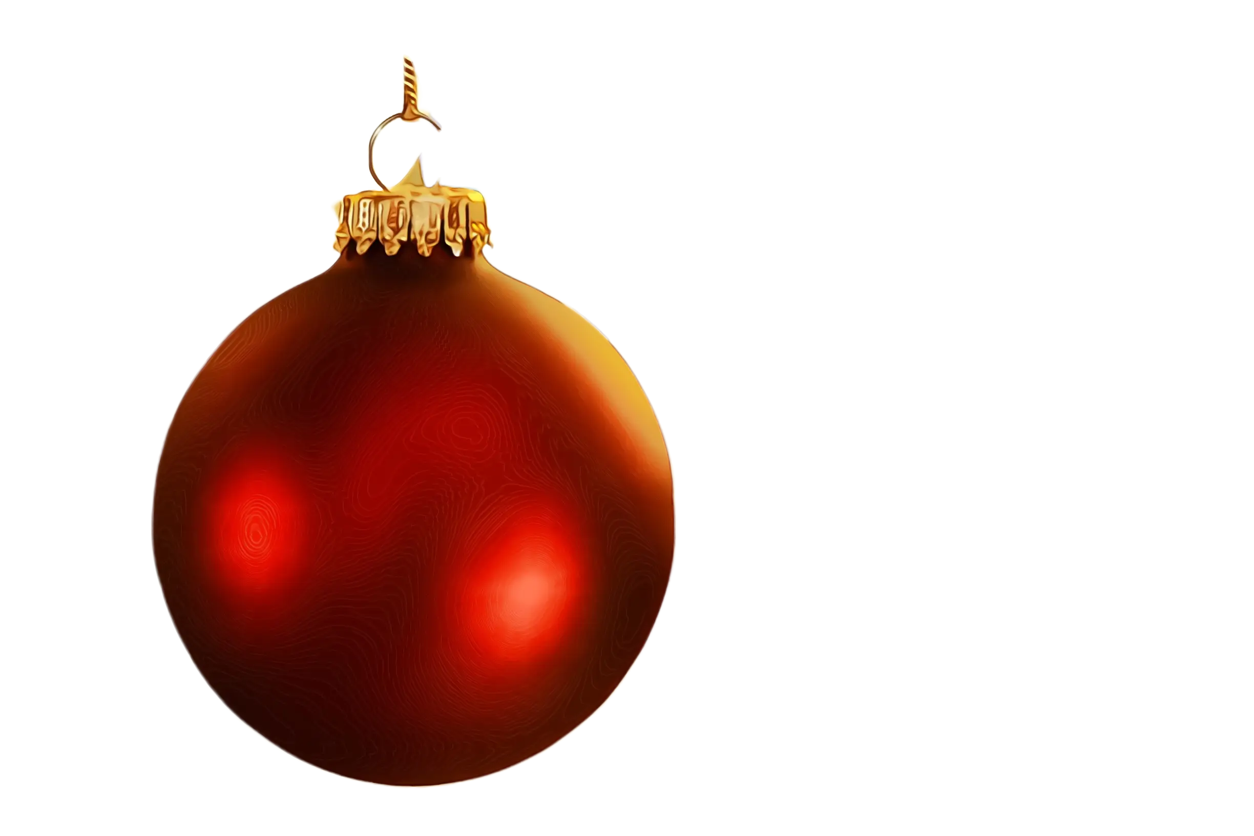 Red Christmas Ornament for Holiday Decoration