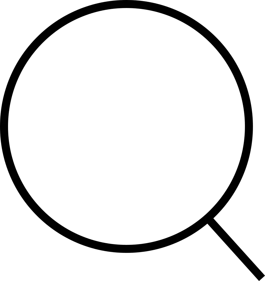 Magnifying Glass Outline Icon